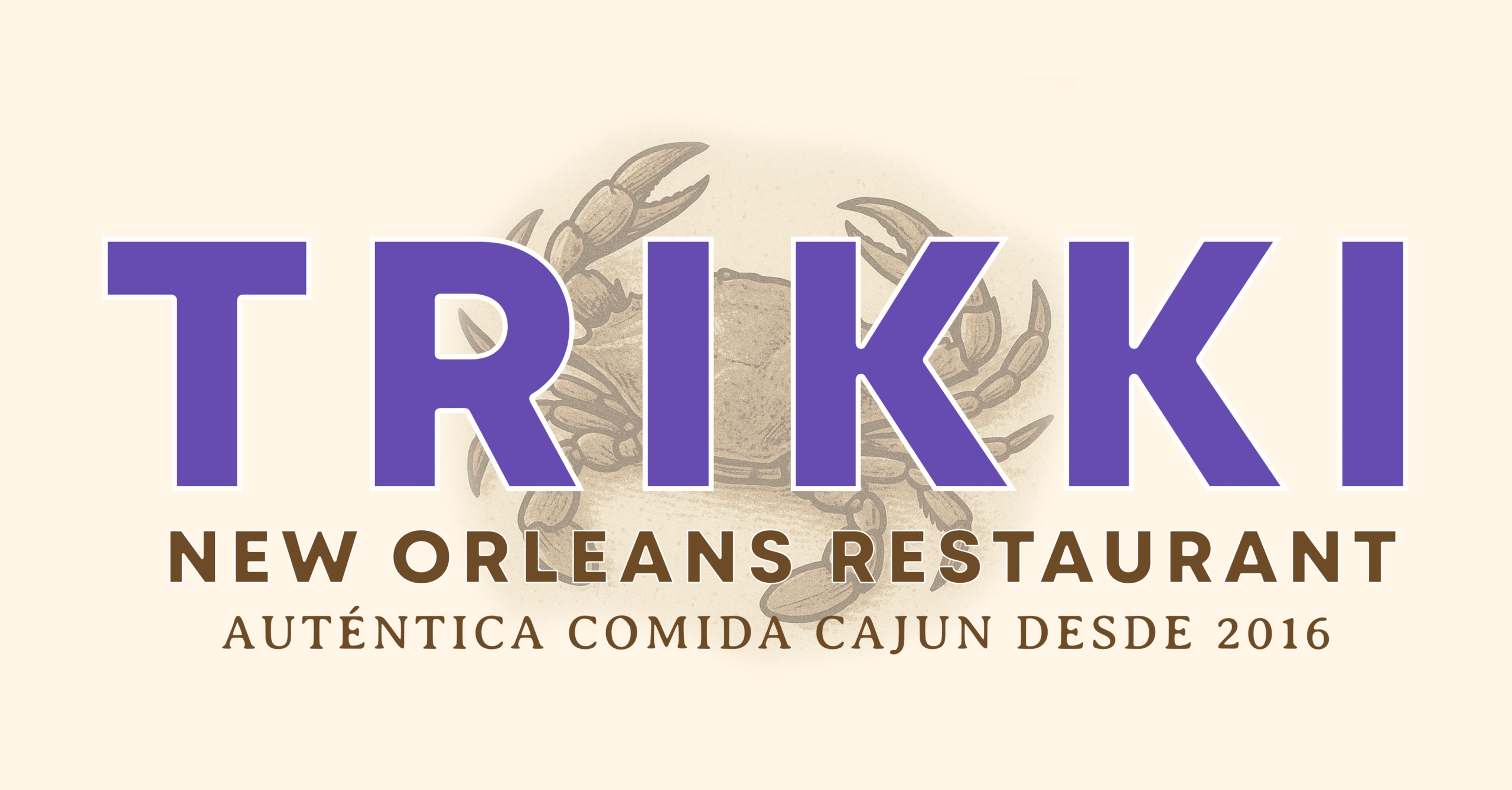 Logo del restaurante Trikki en Madrid – New Orleans Restaurant con auténtica comida cajún desde 2016