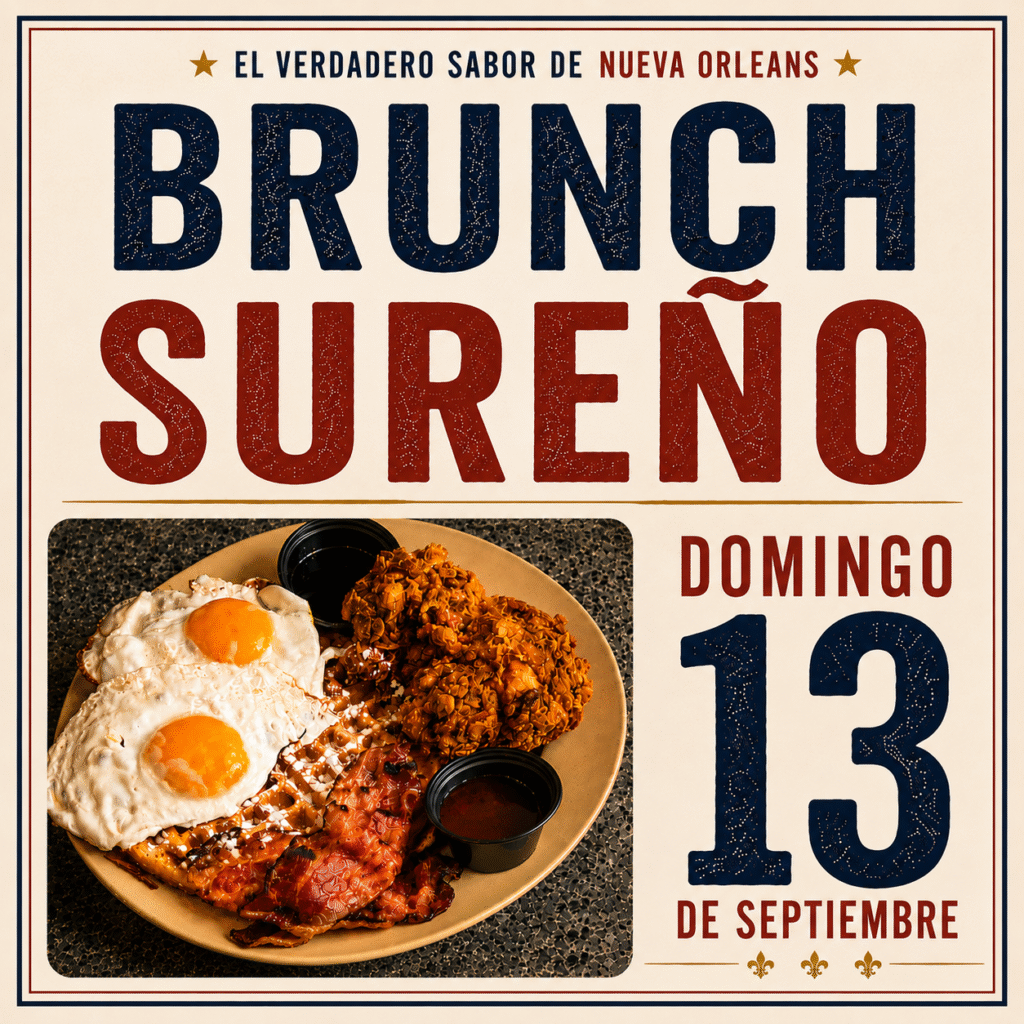 Brunch sureño de Nueva Orleans en Trikki Madrid - domingo 13 de septiembre
